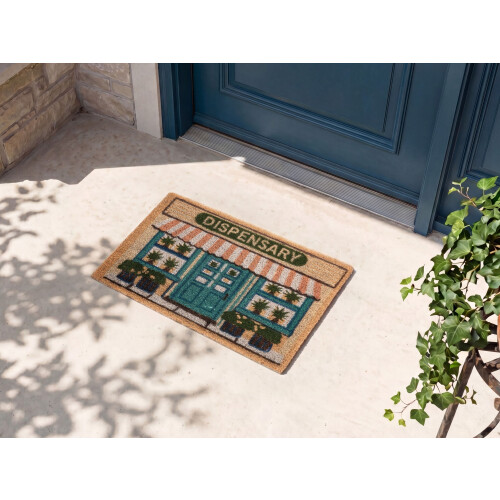 Beliani Doormat CADIZ Multicolour 40 x 60 cm Coir 1