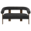Beliani Sofa 2 Seater ILBRO Boucle Black/ Dark Brown 4