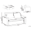 Beliani Sofa Bed 2 Seater UTTELA Fabric Light Brown 3