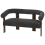 Beliani Sofa 2 Seater ILBRO Boucle Black/ Dark Brown 5