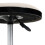 Living And Home Height-Adjustable PU Leather Round Salon Rolling Stool 4