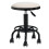 Living And Home Height-Adjustable PU Leather Round Salon Rolling Stool 1