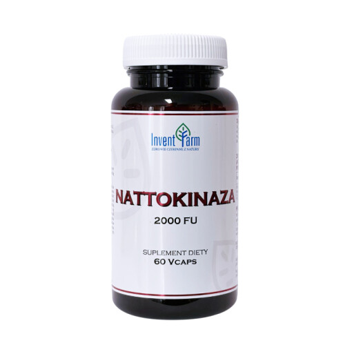 Invent Farm Nattokinaza 2000 FU 60 kapsułek