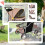 Poussette pliable pour petits chiens jusqu'à 10 kg 6