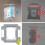 Microfiber Cleaning Pad with Holder Set for  Winbot W3 Omni Window Cleaning Robot, Easy Tool-Free Installation 4