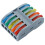 25PCS Universal Compact Fast Butt Wire Connector Push-in Lever Splice Terminal for Home LED Lighting Assortment Tool Kit 1