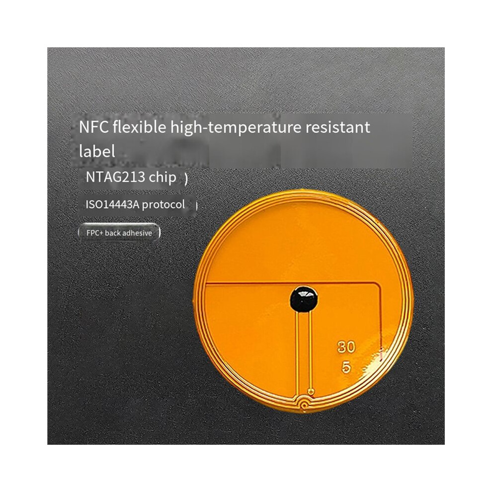 10Pcs Nfc Rfid Stickers Tag 13.56 Mhz Nfc Tag Micro Ntag213 Chip Iso-14443A Fpc Electronic Tag 4713004767973