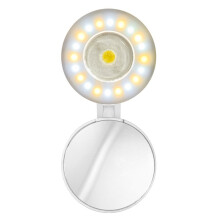 Selfie Light - Portable Magnetic Clip LED, Rechargeable Phone Ring Light Pocket-Sized Design, Adjustable Brightness