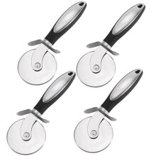 Cortador de Pizza Avanzado con Rueda de Acero Inoxidable y Mango Ergonómico. Herramienta de Cocina Versátil.