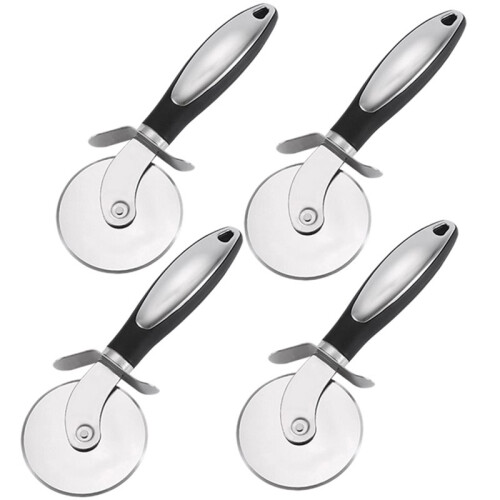 Advanced Pizza Cutter Wheel Stainless Steel Slicer with Ergonomic Grip Versatile Kitchen Tool