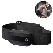 Srdcový monitor s hrudným pásom, Bluetooth a ANT+ prenos, IP67 vodotesný, pre cyklistiku beh veslovanie vnútorný tréning