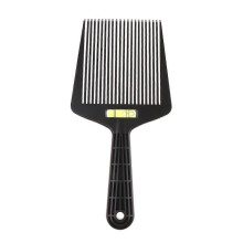 Czarny plastikowy widełkowy grzebień do rozczesywania afro kręconych włosów, szerokie zęby, do salonu, przenośny, 26,5*12,5 cm