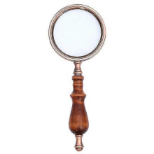 10X Retro Draagbare Vergrootglas, 88mm Optisch Glas, Legering Frame, Massief Houten Handvat, voor Lezen Munten Reparatie Sieraden Waardering