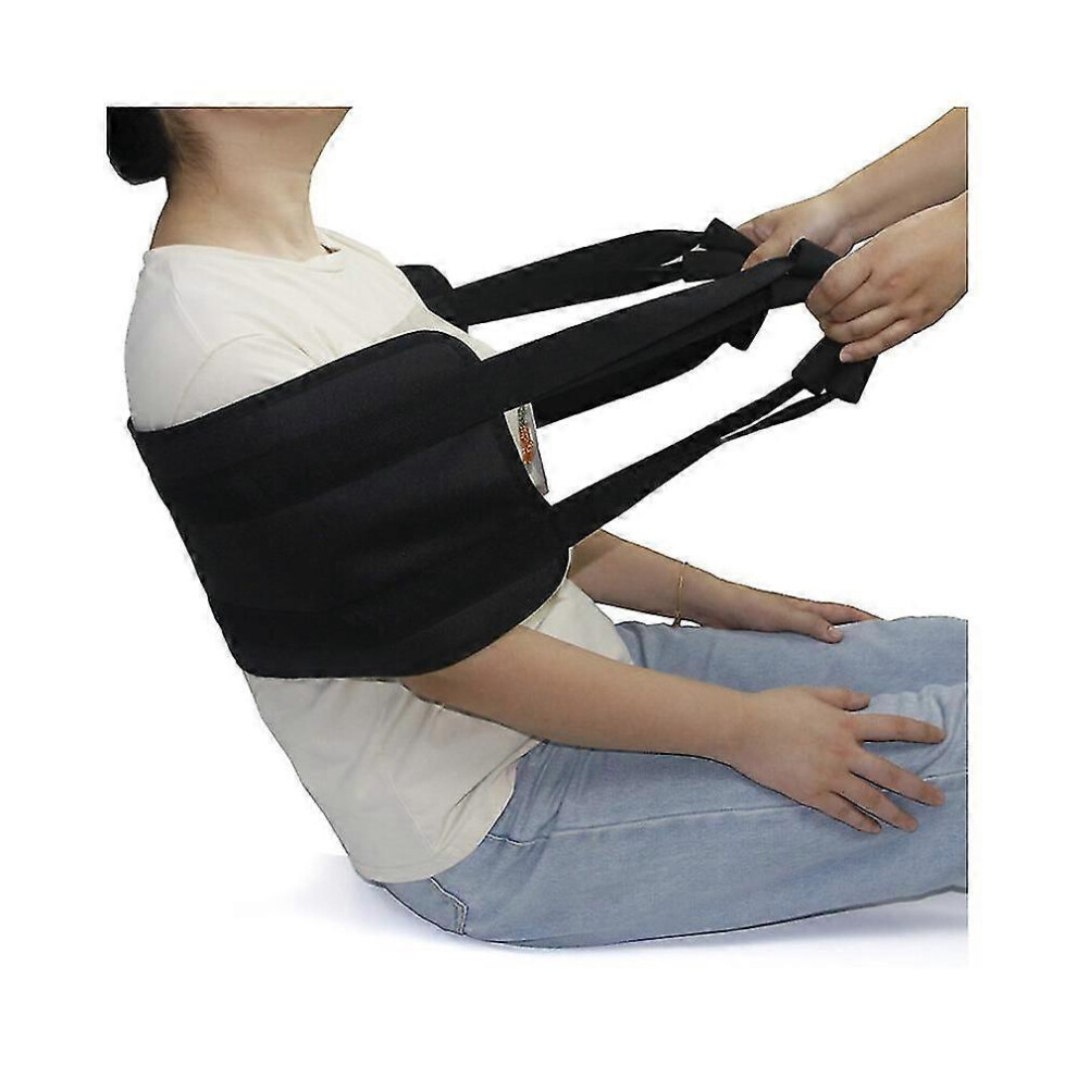 Patient Lift Assist Transfer Band, 80*23cm Reinforced Handles, for Home Elderly Care Disabled Bariatric Patient Positioning Turning Medical Transport
