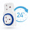 Status STATUS Timer Switch | 24 Hour Segment Timer Light Switch | White UK Plug | Separate Socket | S24HRSQT1WS1PK4 5