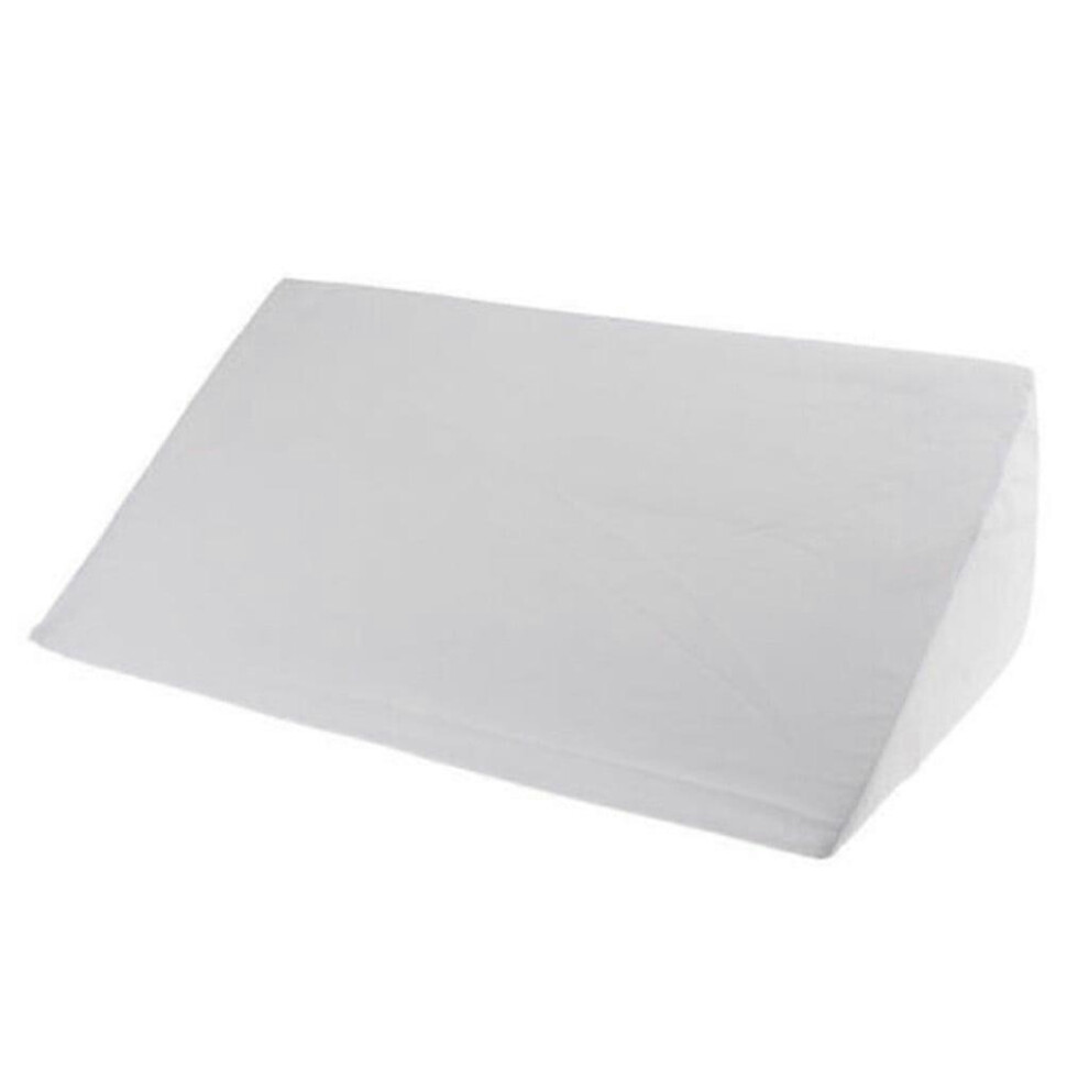 Wedge Pillow for Sleeping, Memory Foam Triangle Wedge for Post-Surgery Recovery, Acid Reflux and Pain Relief, Washable Polyester Knit Cover