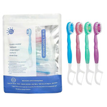 52 Pack Mini Individually Wrapped Disposable Pre-Pasted Toothbrushes, Portable On-the-go Oral Care for Travel, 3 Flavours Available