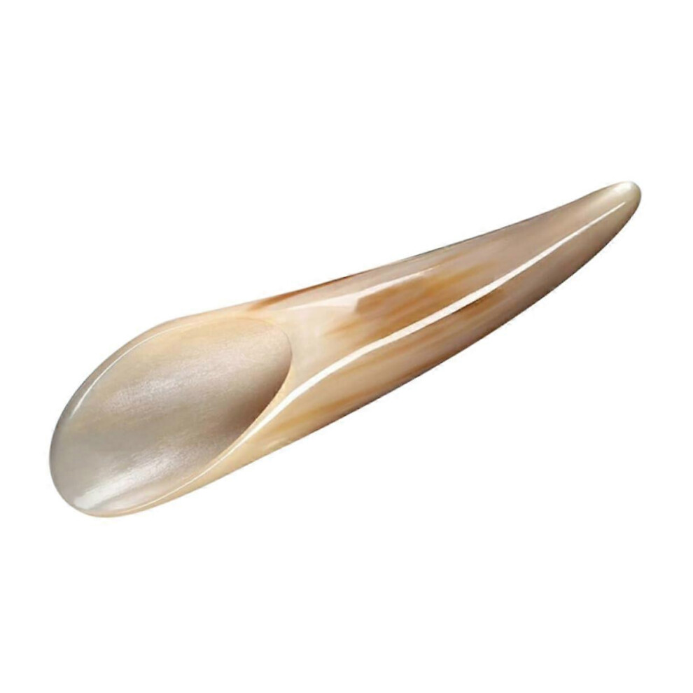 Natural Buffalo Horn Gua Sha Tool, Smooth Polished Massage Tool for Face Sculpting, Skin Care, Body and Scalp Relaxation