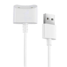 Magnetische USB-oplaadkabel compatibel met Waterpik Water Flosser WF10 GS10 GS10 Pro, 1 meter lang, wit ABS-materiaal