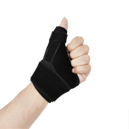 Thumb Support Brace Stabilising Guard with Adjustable Straps for Sprains Tendonitis