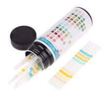 100 Stuks URS-14 Urineteststrips voor Routinematige PH-Meting, Ketonenteststrips, Eiwitteststrips, PH-Teststrips