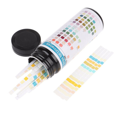 100pcs URS-14 Urine Routine Test Strips Ph Testing Strips Ketone Test Strips Protein Testing Strips Ph Test Strips