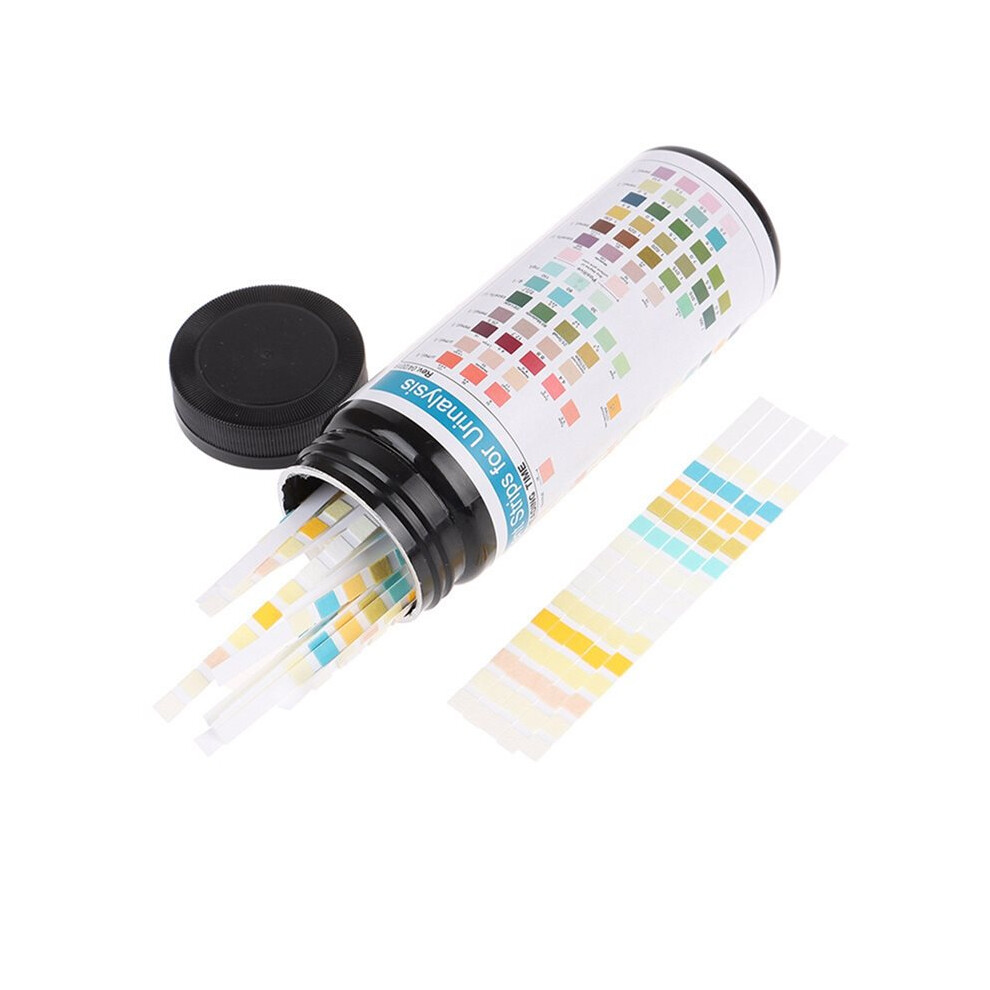 100pcs URS-14 Urine Routine Test Strips Ph Testing Strips Ketone Test Strips Protein Testing Strips Ph Test Strips