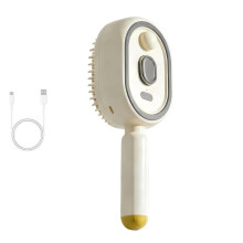 Pinceau Chauffant Électrique à Coussin D'Air, Peigne de Massage, Brosse Vapeur Électrique pour Cheveux, Lisseur Vapeur Rechargeable A