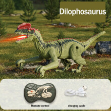 (1) 2.4G Remote Control Dinosaur Animal Simulation Sound Effects Walking Children Electric Pet Toy Boy Gift