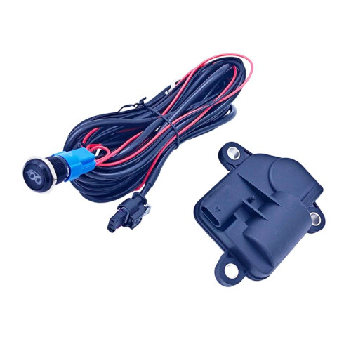 Universal WaterProof Car Accessories Electric Exhaust Control Valve One-Key Button Remote Motor  System with Cable