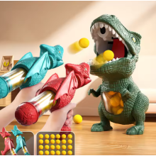 (2) Dinosaur Shooting Tyrannosaurus Ball Soft Bullet Gun Parent-Children Interactive Educational Toy