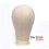(22inch) Canvas Mannequin Head For Tripod - Adjustable, Perfect For Precise Wig Styling 1