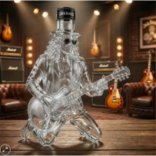 (E) Guns N' Roses Slash Style Guitar Whiskey Decanter, Uniquely Shaped Bottle For Rock Fans And Whiskey Lovers