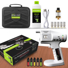 (9) Cocktail Smoke Bubble Gun Handheld Electric Aromatherapy Diffuser With 5 Flavor Pods And Edible Bubbles For Beverage Garnish