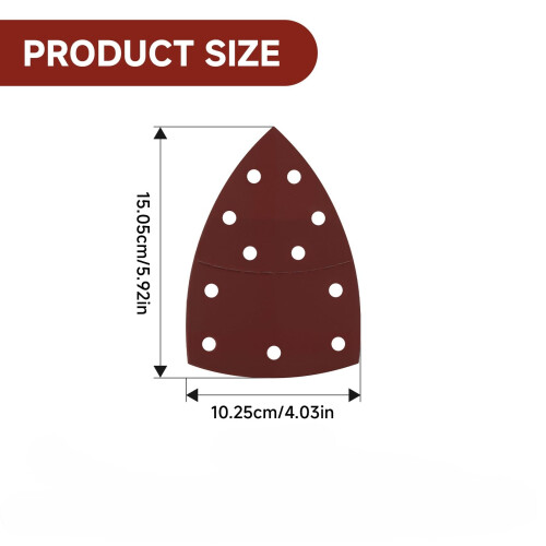 20 pcs Sanding Pads Kit for Mouse Sander, 60 Grit 1