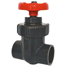 Schieberventil 40mm, Hochwertiges Absperrventil für Gartenbewässerung, Aquariumzubehör, Wasserrohrabsperrung und -Regelung