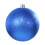 Glitter Christmas Ball Ornament Plastic 5.9 inch Blue 2