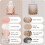 Glass Bud Vase Set Vintage Style 32 pcs 5
