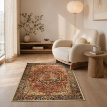 (60x110 cm- Large Bath Mat For Bathroom/Large Doormat, Majestic) Non-Slip Traditional Rugs Runner Carpet Floor Mat