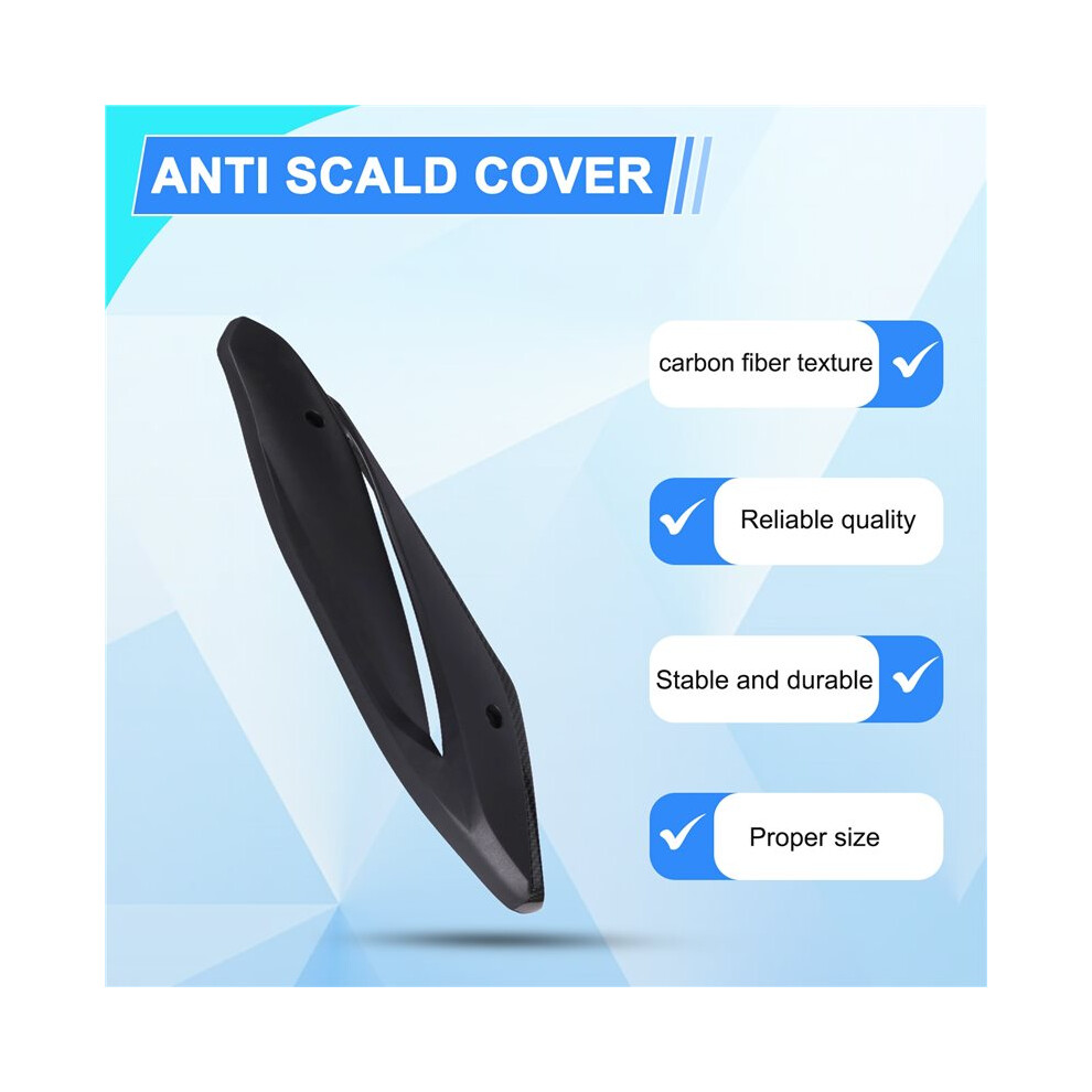 Motorcycle Exhaust Pipe Shield Cover Muffler Pipe Anti-Scalding Guard For Nmax155 Nmax125 160 21-26 Carbon Fiber 4711832159779