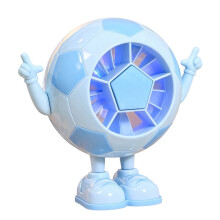 Soccer Fan Portable USB Rechargeable Fan for Game Day Travel Outdoor Desktop Cooling Device for Fans B