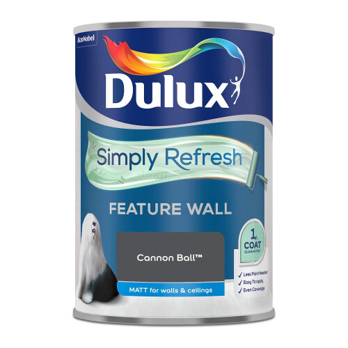 Dulux Dulux Simply Refresh Feature Wall Matt Emulsion Paint 5569239 Cannon B 1
