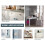 4Pcs Retro Marine Style Cast Iron Drawer Handle-Kitchen Cabinet Wardrobe Closet Hardware,White 5