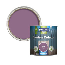 Johnstone’s Garden Colours Bold Plum Exterior Wood Paint Fade Resi