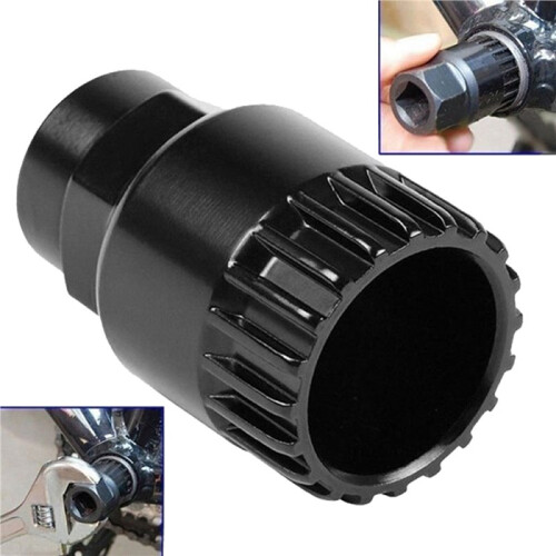 2X Bicycle 20 Teeth Bottom Bracket Remover Puller Tool Black for Mountain Bike Bicycle Repair Tools