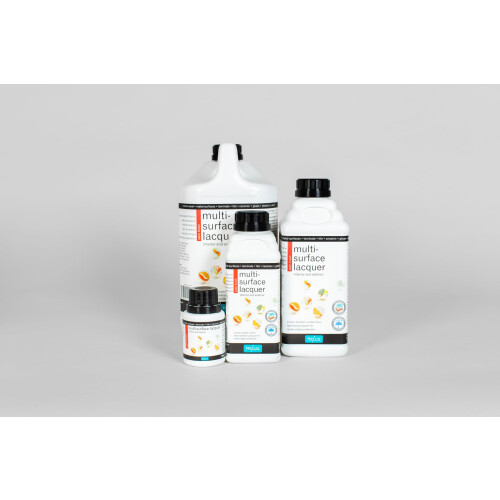 Polyvine Multi-Surface Lacquer Gloss, Satin or Dead Flat - Professional Quick Dry Clear Lacquer - Exterior, Interior Water Based Clear Sealer Protect 1