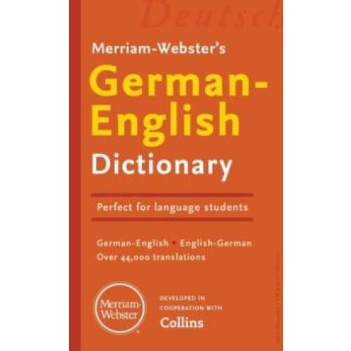 MerriamWebsters GermanEnglish Dictionary by MerriamWebster Paperback B