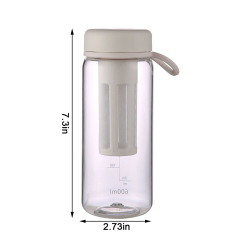 Dvruxg Take With One Water Cup - Φορητή μηχανή καφέ και τσαγιού 600ML χωρίς BPA για παγωμένα 1