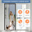 HOWIN Fly Screens for Doors, Magnetic Fly Screen Curtain 75x200cm, Black 3