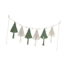 (Light green White, 85x30cm) Juletre-teppe fargerikt festivalfest hengende ornament unikt design